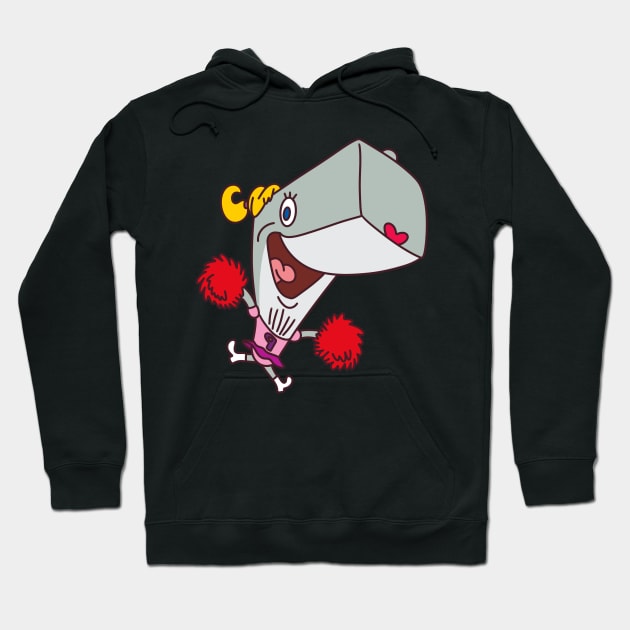 SpongeBob Pearl Krabs as Cheerleader Hoodie by VinylPatch